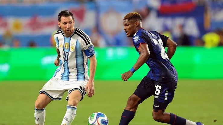 Argentina comemora a vitória tardia sobre o Egito na Copa de 2026