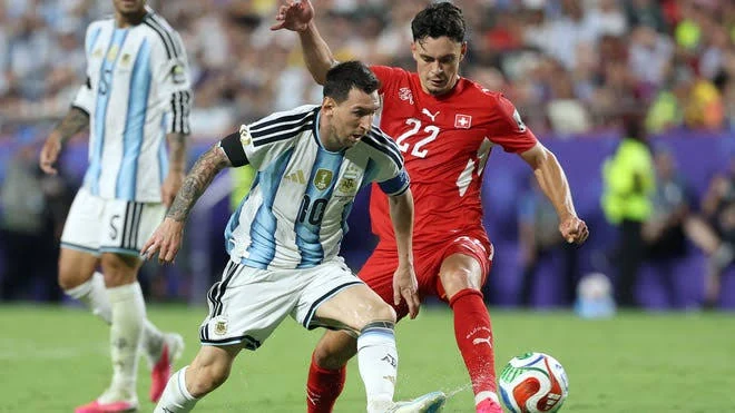 Argentina celebra los goles de la prórroga ante Suiza en el Mundial 2026