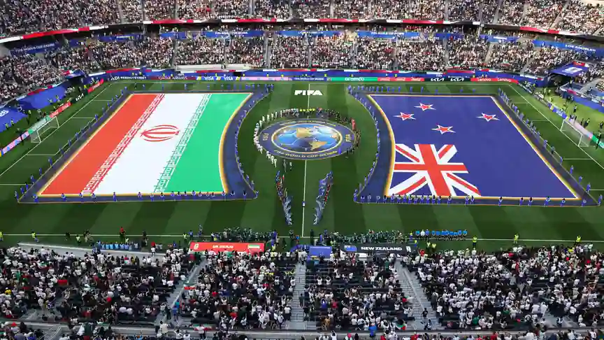 Elijah Just comemora seus gols pela Nova Zelândia contra o Irã na Copa do Mundo 2026