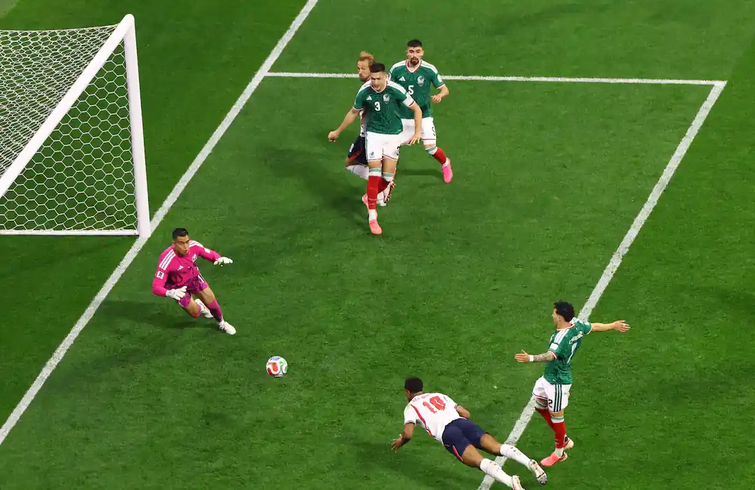 Mexico VS Inglaterra durante os 16 avos da Copa do Mundo 2026 no Estadio Azteca