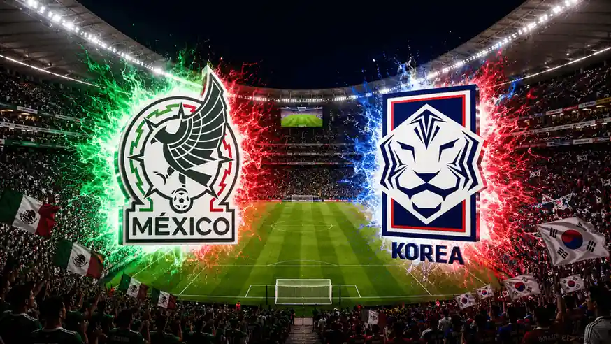 Mexico VS Korea Republic World Cup 2026 — Luis Romo goal at Estadio Akron Guadalajara