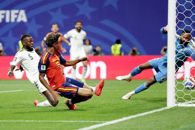 Los jugadores de España celebran su victoria 3-1 ante Arabia Saudita en el Mundial 2026 en Atlanta