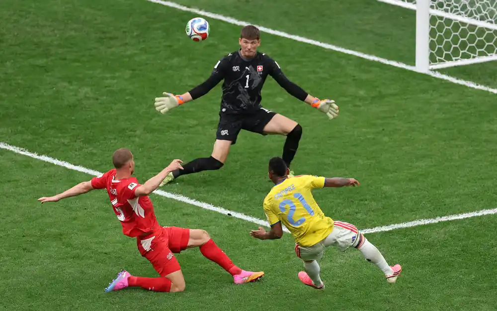 Suiza y Colombia disputan un partido tenso en Vancouver durante el Mundial 2026