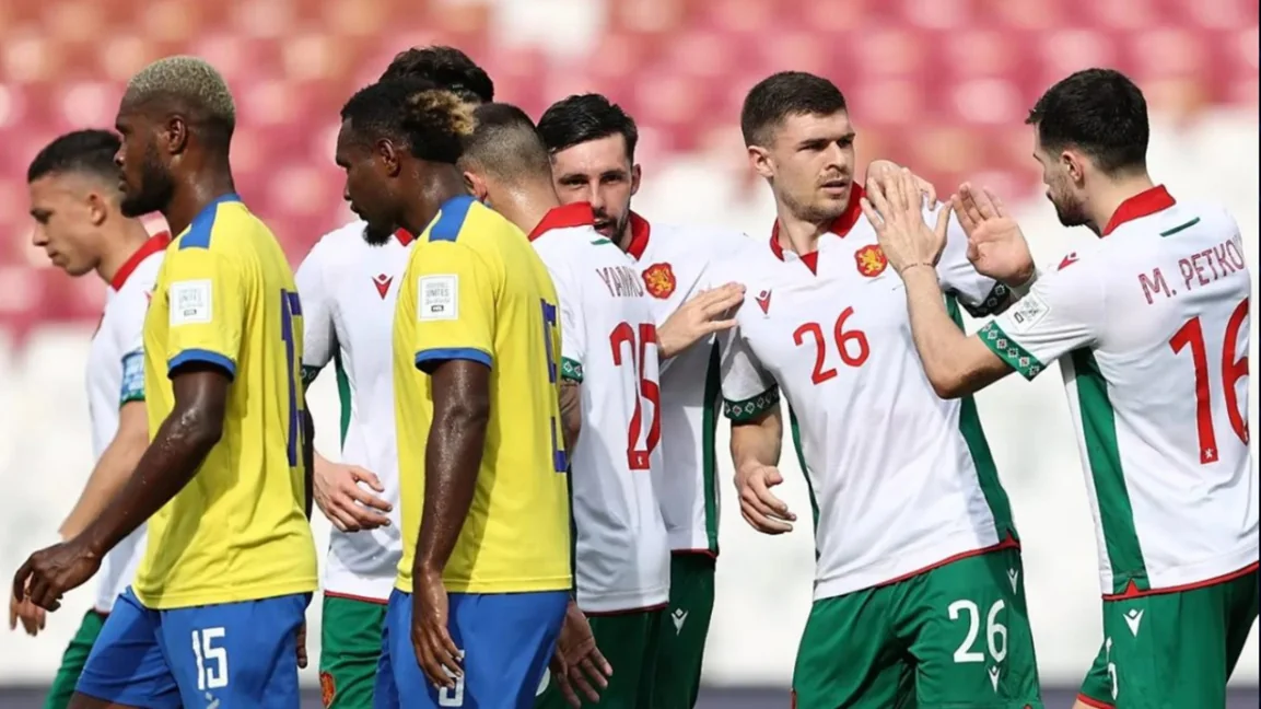 Portugal players during an international match